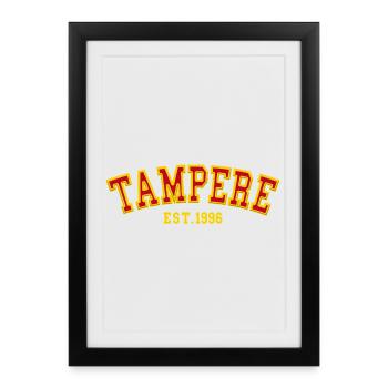 Tampere Est. 1996 - Framed poster (27 × 37 cm) - black - Front