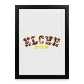 Elche Est. 2006 - Framed poster (27 × 37 cm) - black - Front