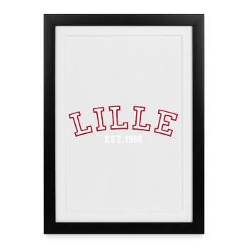 Lille Est. 1986 - Framed poster (27 × 37 cm) - black - Front