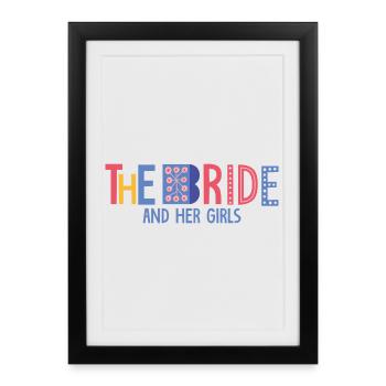 the bride - Framed poster (27 × 37 cm) - black - Front