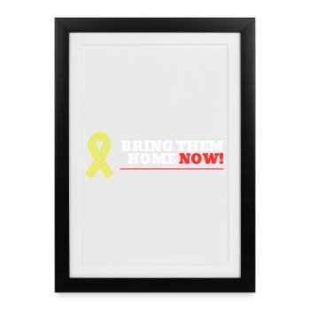Bring them home NOW! - Framed poster (27 × 37 cm) - black - Front