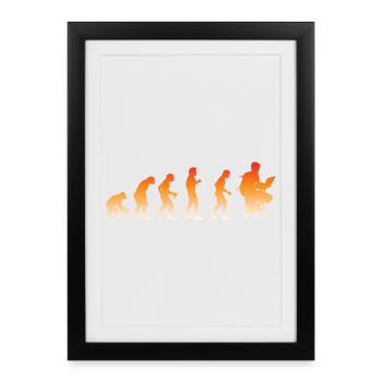 Gamer Game Video Game Blueberry Vintage Gaming - Framed poster (27 × 37 cm) - black - Front