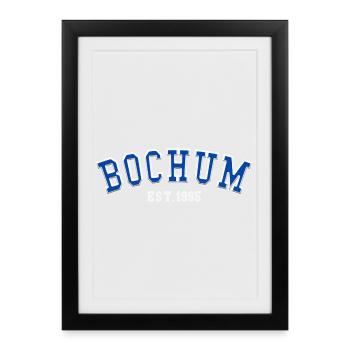 Bochum Est. 1995 - Affiche encadrée (27 × 37 cm) - noir - Devant