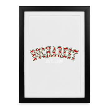 Bucharest Est. 2006 - Framed poster (27 × 37 cm) - black - Front