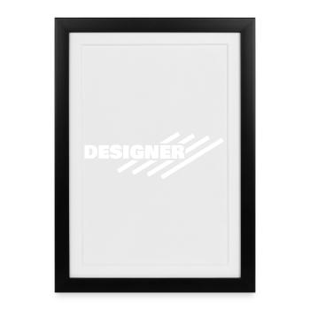 Gift for Designer - Framed poster (27 × 37 cm) - black - Front