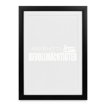 REPRÉSENTANT DE SECTION - Affiche encadrée (27 × 37 cm) - noir - Devant