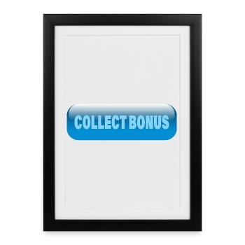 COLLECT BONUS - Framed poster (27 × 37 cm) - black - Front