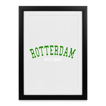 Rotterdam Est. 2006 - Framed poster (27 × 37 cm) - black - Front