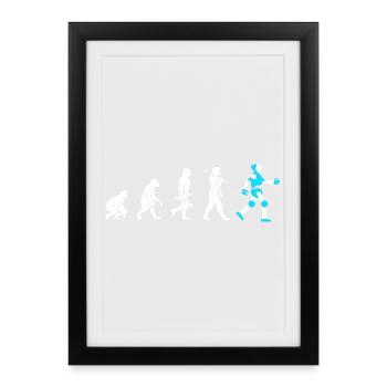GPT Artificial Intelligence - Framed poster (27 × 37 cm) - black - Front
