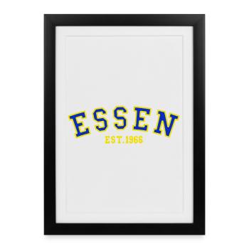 Essen Fondée en 1966 - Affiche encadrée (27 × 37 cm) - noir - Devant