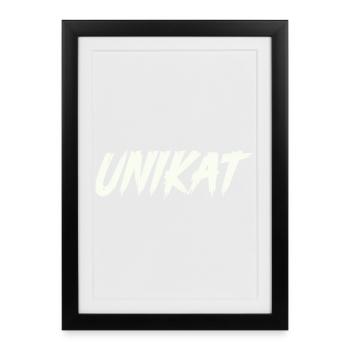 Unique - Framed poster (27 × 37 cm) - black - Front