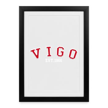 Vigo Fondée en 1966 - Affiche encadrée (27 × 37 cm) - noir - Devant