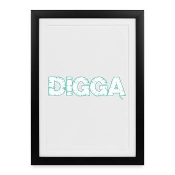Danish - Framed poster (27 × 37 cm) - black - Front