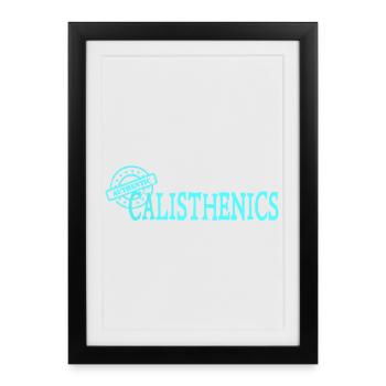 Calisthenics - Framed poster (27 × 37 cm) - black - Front
