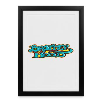 BH - Framed poster (27 × 37 cm) - black - Front