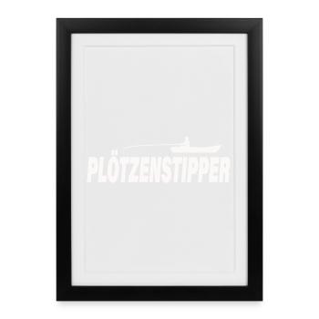 PLÖTZENSTIPPER - Framed poster (27 × 37 cm) - black - Front