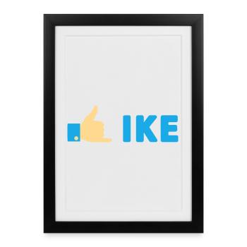 Bright Natural Pattern for T-Shirts and Clothing - Framed poster (27 × 37 cm) - black - Front