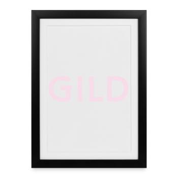 word for english teachers and students - Framed poster (27 × 37 cm) - black - Front