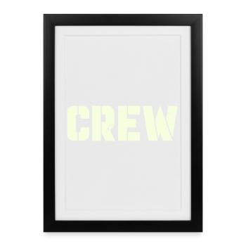 équipage - Affiche encadrée (27 × 37 cm) - noir - Devant