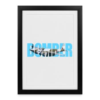 Bomber DH.98 Mosquito - Framed poster (27 × 37 cm) - black - Front