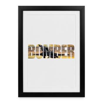 bombardier Tu-22 M3 - Affiche encadrée (27 × 37 cm) - noir - Devant