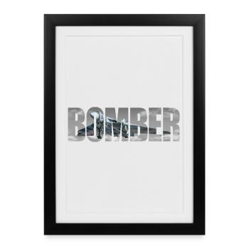 bombardier Avro 698 Vulcan - Affiche encadrée (27 × 37 cm) - noir - Devant