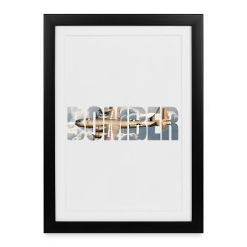 B-29 Superfortress - Affiche encadrée (27 × 37 cm) - noir - Devant