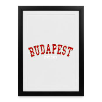 Budapest_Est_1975 - Affiche encadrée (27 × 37 cm) - noir - Devant