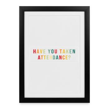 School Secretary School Secretary - Framed poster (27 × 37 cm) - black - Front