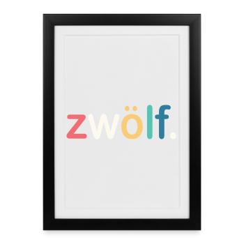 12th Birthday Gift - Framed poster (27 × 37 cm) - black - Front