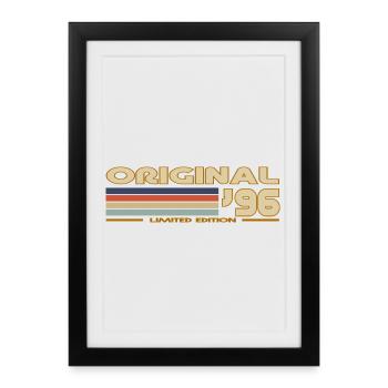 1996 - Affiche encadrée (27 × 37 cm) - noir - Devant
