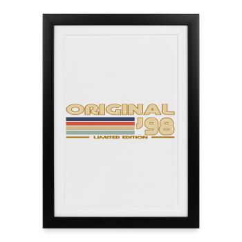 1998 - Framed poster (27 × 37 cm) - black - Front