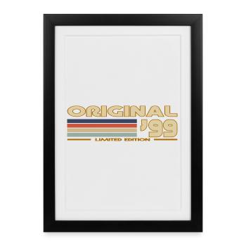 1999 - Affiche encadrée (27 × 37 cm) - noir - Devant