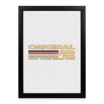 1952 - Framed poster (27 × 37 cm) - black - Front