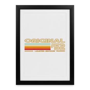 1952 - Framed poster (27 × 37 cm) - black - Front