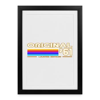 1961 - Framed poster (27 × 37 cm) - black - Front