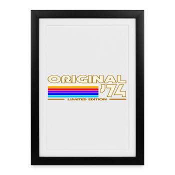 1974 - Affiche encadrée (27 × 37 cm) - noir - Devant