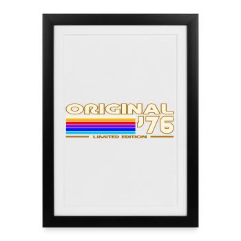 1976 - Affiche encadrée (27 × 37 cm) - noir - Devant