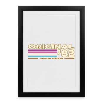 1982 - Framed poster (27 × 37 cm) - black - Front
