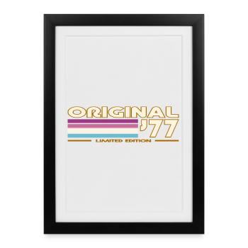 1977 - Framed poster (27 × 37 cm) - black - Front