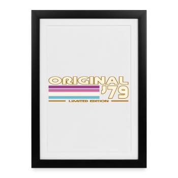 1979 - Affiche encadrée (27 × 37 cm) - noir - Devant