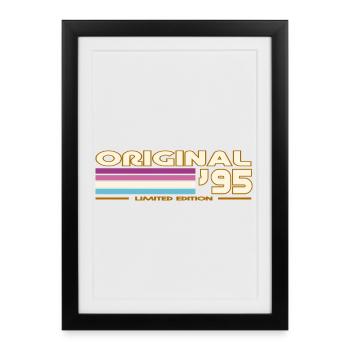 1995 - Framed poster (27 × 37 cm) - black - Front