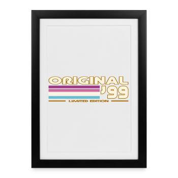 1999 - Affiche encadrée (27 × 37 cm) - noir - Devant