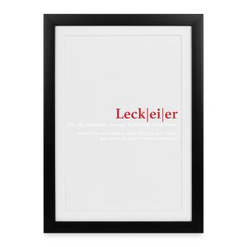 Leck Eier - Gerahmtes Poster (27 × 37 cm) - Schwarz - Vorne