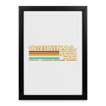 1952 - Framed poster (27 × 37 cm) - black - Front