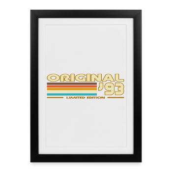 1993 - Framed poster (27 × 37 cm) - black - Front