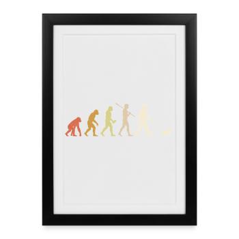 Chihuahua Evolution Drôle de Chihuahua Cadeau Chihuahua - Affiche encadrée (27 × 37 cm) - noir - Devant