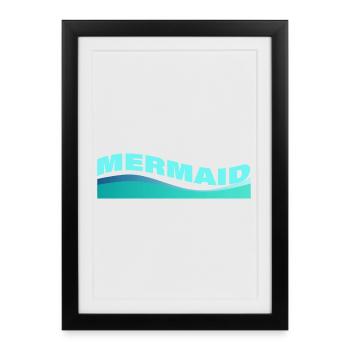 SIRÈNE - Affiche encadrée (27 × 37 cm) - noir - Devant
