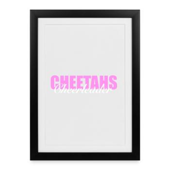 Logo (front) - Framed poster (27 × 37 cm) - black - Front
