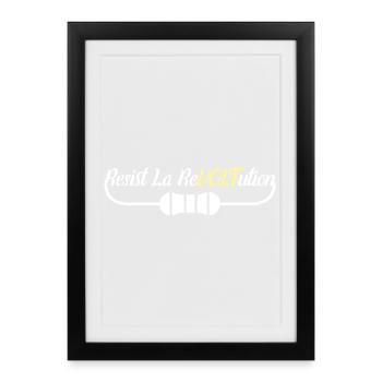 Electrical Engineer Witz - Framed poster (27 × 37 cm) - black - Front